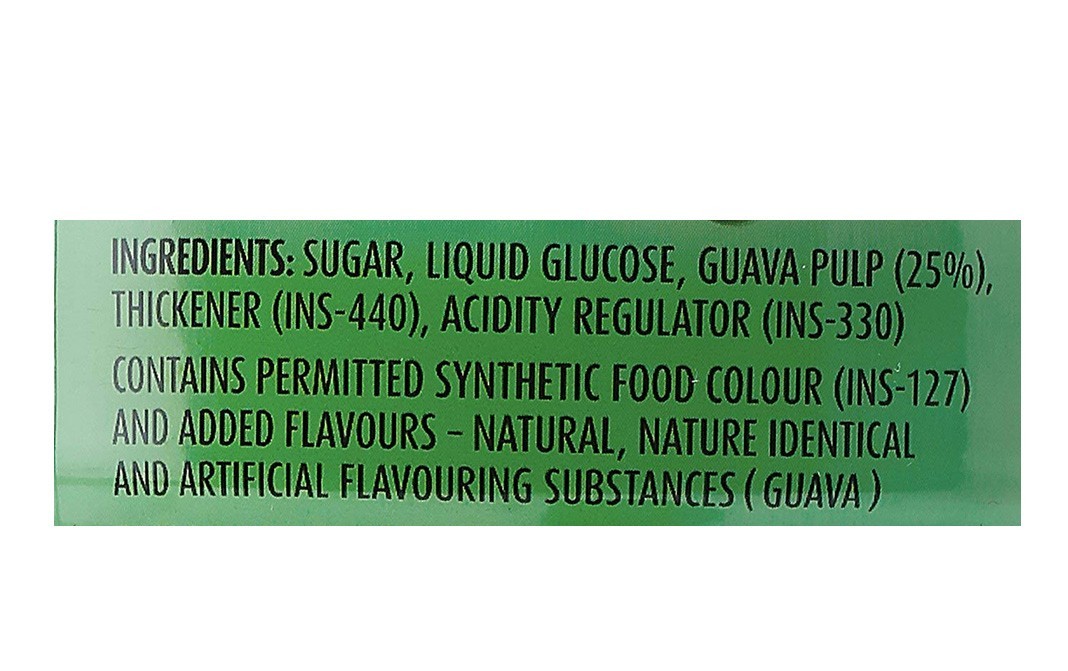 Falero Wah Wah Guava Pulpy Fruit Chews   Jar  600.4 grams